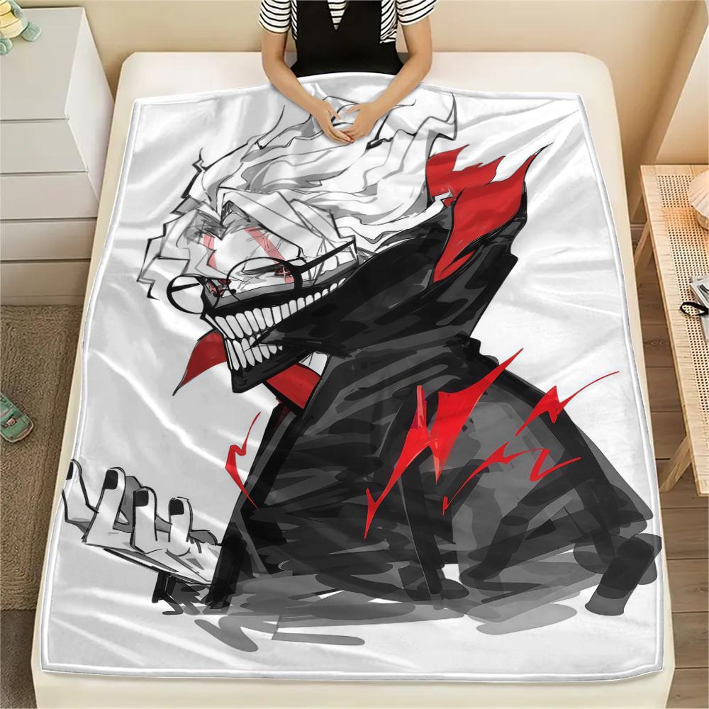 1PC DAN DA DAN Print Flannel Blanket, High quality All Seasons, Home Decor, Warmth and Comfort, Perfect for Christmas Gifts