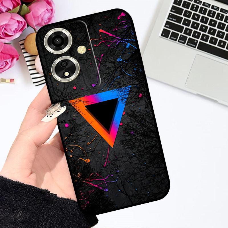 For OPPO A79 5G Case For OPPO A79 Cover Funda Coque Flower Painted Cartoon Silicone Soft TPU Phone Bumper For OPPO A79 5G Covers