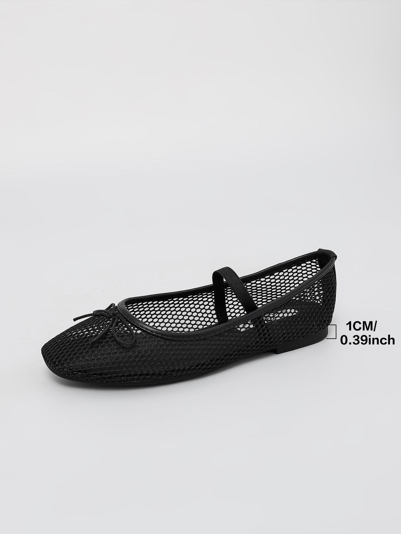 

Summer new breathable mesh flat-soled single shoes women s 2025 French mesh soft-soled flat shoes wear advanced sense 39 чёрный