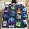 1PC Blox Fruits Patterned Flannel Blanket Suitable For All Seasons for Home Decor Warmth and Comfort Gifts Holiday Present