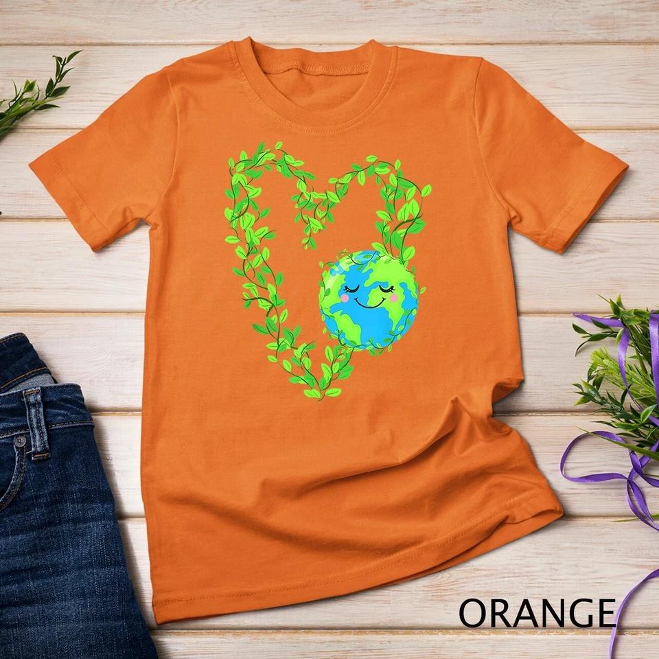 Earth Day 2023 Heart Earth Day Kids Boys Girl T-Shirt Unisex T-shirt 4 XL