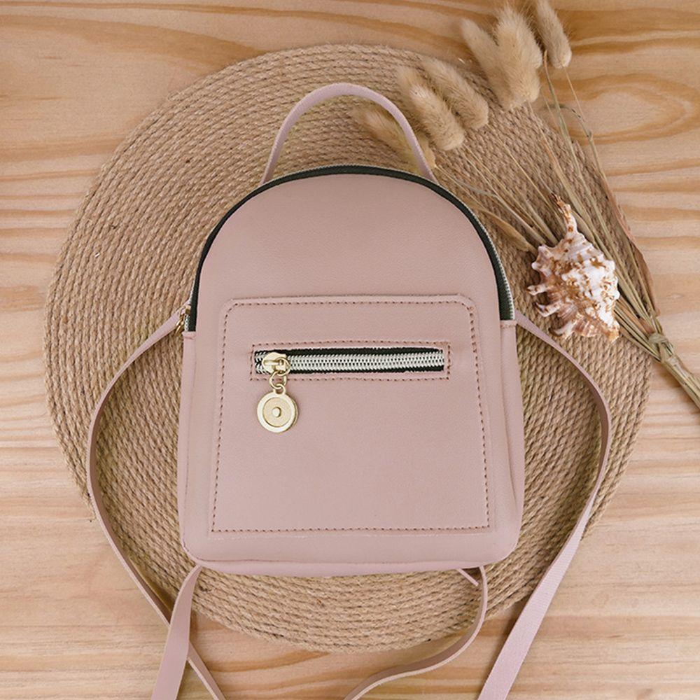 Fashion Business Small Shoulder Bag Mini Backpack Waterproof PU Daypack