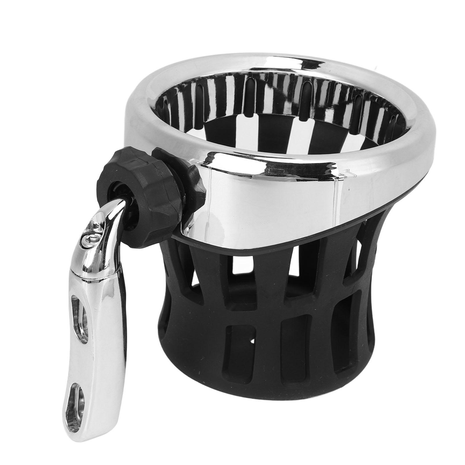 

Car Cup Holder Aluminum Rubber Motorcycle Handlebar Drink Mount Replacement for Gold Wing