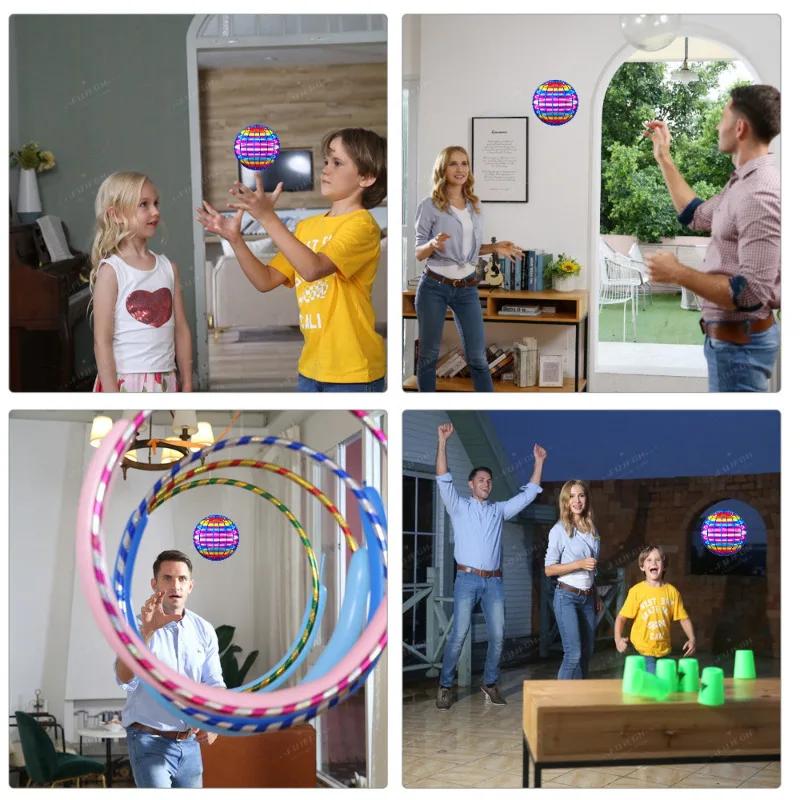 Flying Ball Boomerang Spinner Fly Toys Orb Magic Ball Drone Toys Kids Children Birthday Christmas Fidget Toys Kids Family Gifts
