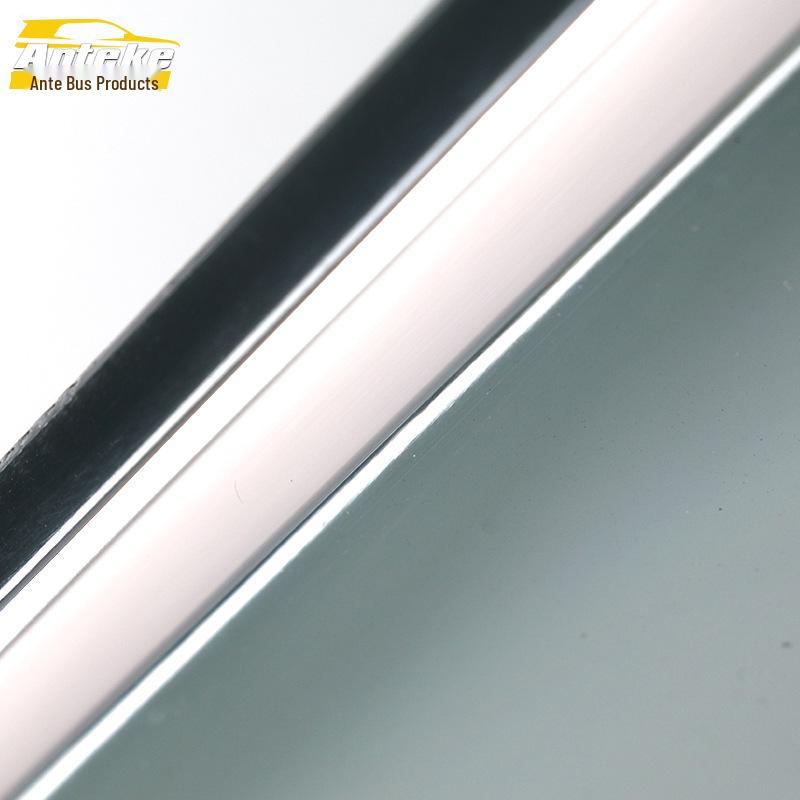 09-11 Camry 3D Stainless Steel Rain Guards & Deflectors with Bright Strip Stickers