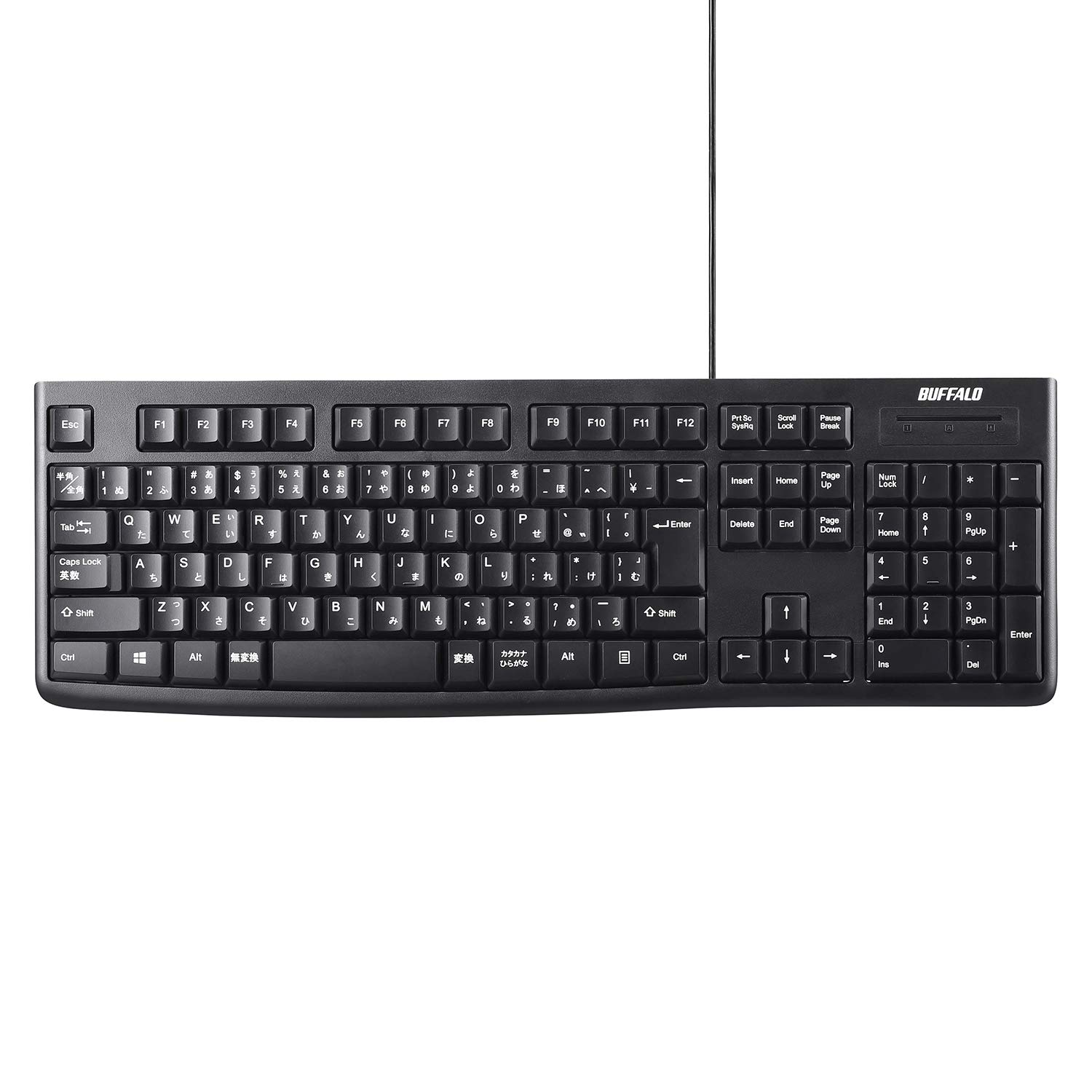 

Buffalo USB Wired Standard BSKBU105BK with and Nintendo Keyboard, Black, (Compatible Windows, PS4, Switch) чорний