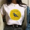 Summer Fashion Oversized T-Shirt for Women Harajuku Style Cockatiels Parrot Graphic Loose Short Sleeve Funny Bird Print Top