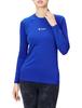 Goldwin C3fit Advanced Warm Long Sleeve Lapis Lazuli Cut and Size S Size Women's Sew, (Japan S)
