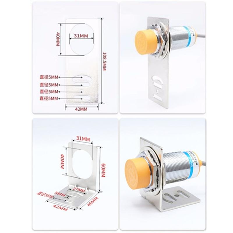Efficient LJ30A3 Cylindrical Inductive Proximity Sensors Switches Suitable for Lathes Machine Tool Precise Machinery Use