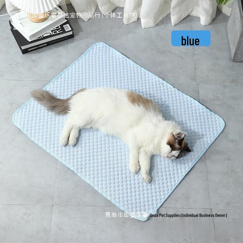Summer Cooling Ice Pad: Ice Silk Mat for Dogs and Cats