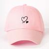 Heart Embroidered Baseball Cap UV Protection Hip Hop Hat Fashion Sun Hat  Outdoor