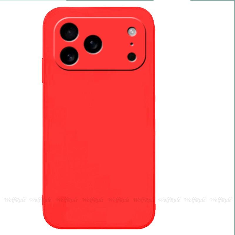 Pro iPhone 17 Pro Max Pouzdro Kryt Pro Apple iPhone 17 Air Capas Nový Tekutý Silikonový Nárazník TPU Měkký Kryt Pro iPhone 17 Fundas