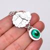 Malachite - Congo Gemstone 925 Sterling Silver Pendant V8976, Green Pendant, Oval Pendant, Valentin's Day Gift, Gift For Her, Birthday Gift, Handmade