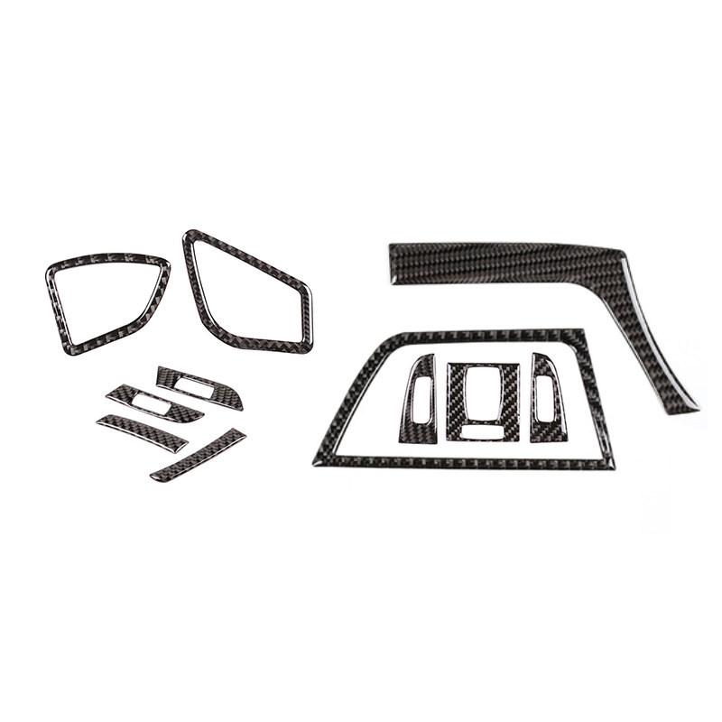 Real Carbon Fiber For BMW 3 4 Series F30 F32 2013-2018 Car Interior Center / Side Air Conditioning Air Outlet Vent Trim Cover