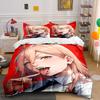 Anime-style Woman Illustration. Bedding Sets Duvet Cover Sets Duvet Covers Pillowcases(1 * Duvet Cover 2 * Pillowcases Without Duvet Insert)