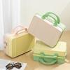 1Pc Small Suitcase, Mini Cosmetic Case, Small Case, Souvenir, Suitcase, Storage Bag, Password Box.