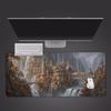 Haus Gaming-Mauspad Spielmatte Computer Laptop Schreibtischmatte, XxL-Mauspad, Fantasy-Kern-Ästhetik, Rutschfeste Schreibtischmatte, Geschenk für Gamer
