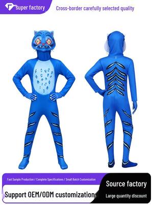 K-POP Cosplay: Kostým Body Tiger Performance Skupina 2 Lovců démonů