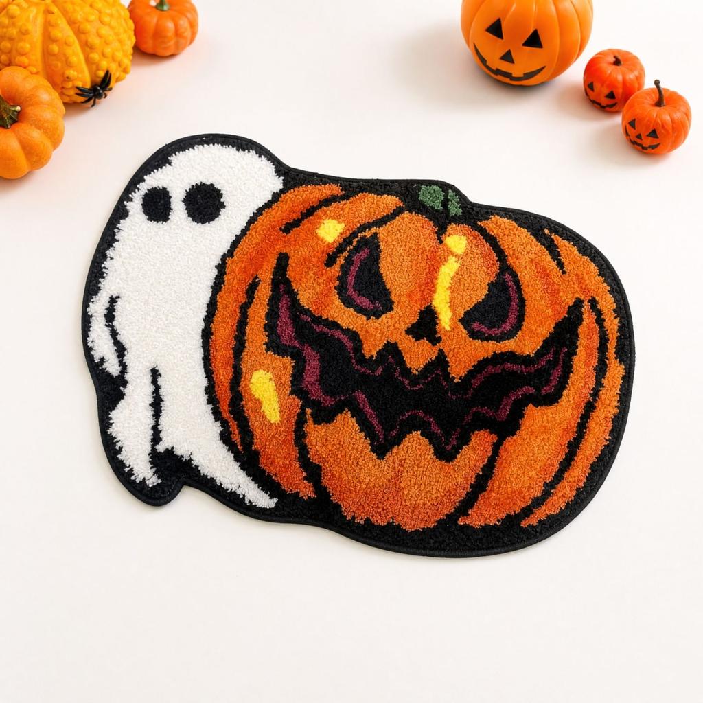 Halloween Themed Area for Home Entryway, Indoor Outdoor Floor Decor