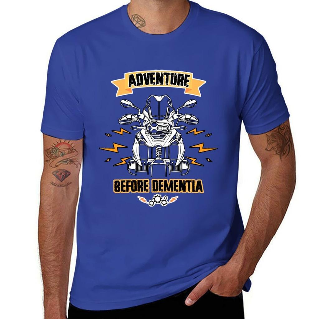 Adventure Motorbike 1250 GS Motorcycle Rider Adventure Before Dementia 1200 T-Shirt Kawaii Clothes Customizeds T Shirts Men