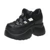 Fashion Hollow Summer Sandals Wedge Heels Sneakers Women High Platform Beach Flip Flops Casual Breathable Walking vulcanized shoes
