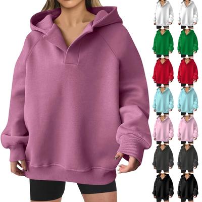 Hoodies For Women Fall Fashion Casual Art Flowers Letter Graphic V Neck Tops Long Sleeve Loose Hooded Sweatshirt