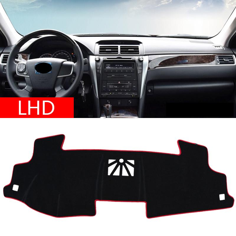 Car Dashboard Avoid Light Pad Instrument Platform Desk Cover Mats Carpets For Toyota Camry 50 XV50 2012 2013 2014 2015 2016 2017