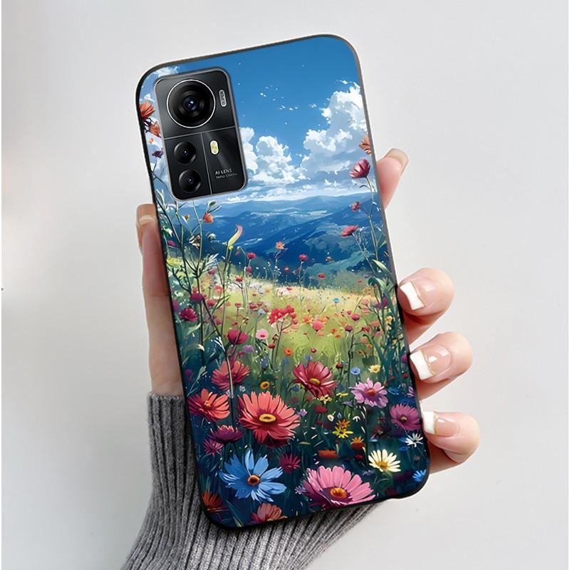 Casing For ZTE Blade A72s A7050/V41 Smart Case Luxury Dragon Cute Cool Boys Girls Black Matte Soft TPU Silicone Shell Back Cover