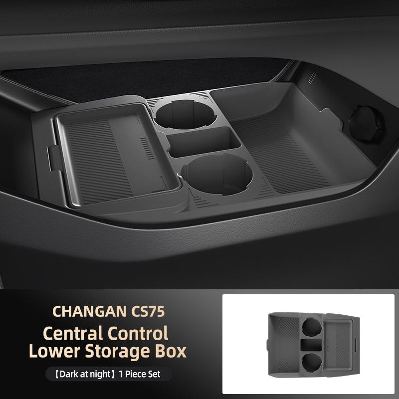 

Suitable for 25 Models of Fourth-generation Changan Cs75plus Central Control Storage Box Eye Storage Box Decorative Storage Box чёрный