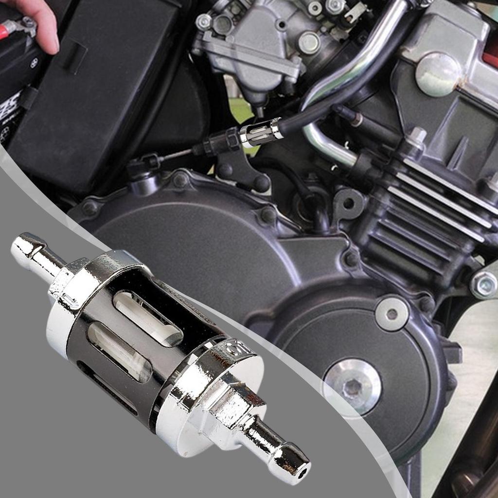 Oil Filter For Motorcycle 8mm Replacement Oil Filter Metal Motorcycle Parts For Scooter ATV Dirt Bike Snowmobile Modification