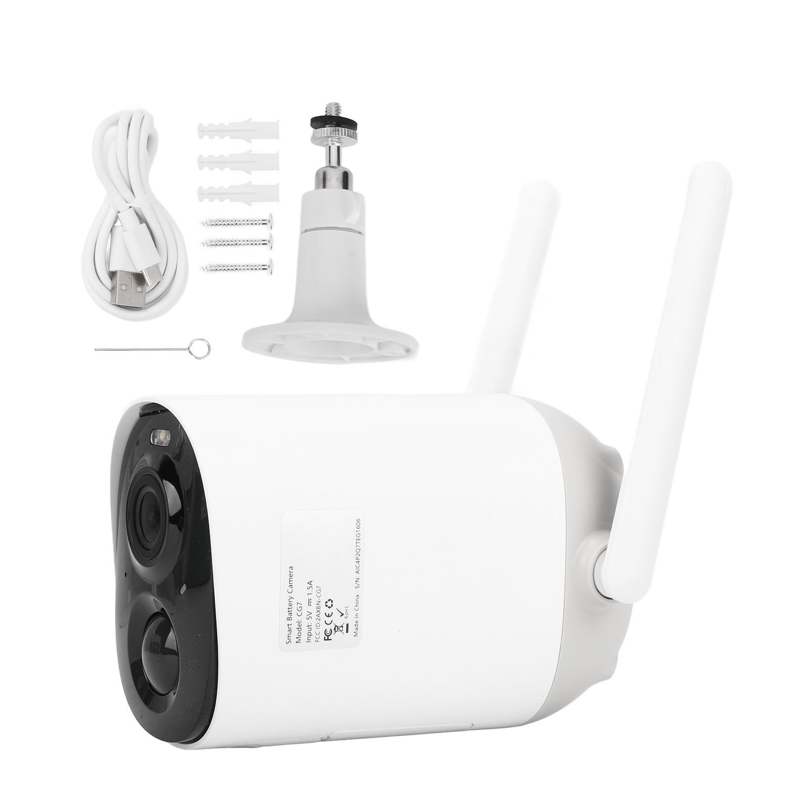 

Security Camera 2MP Wireless Outdoor 1080P Color Night Viewing AI Motion Detection 2 Way Talk