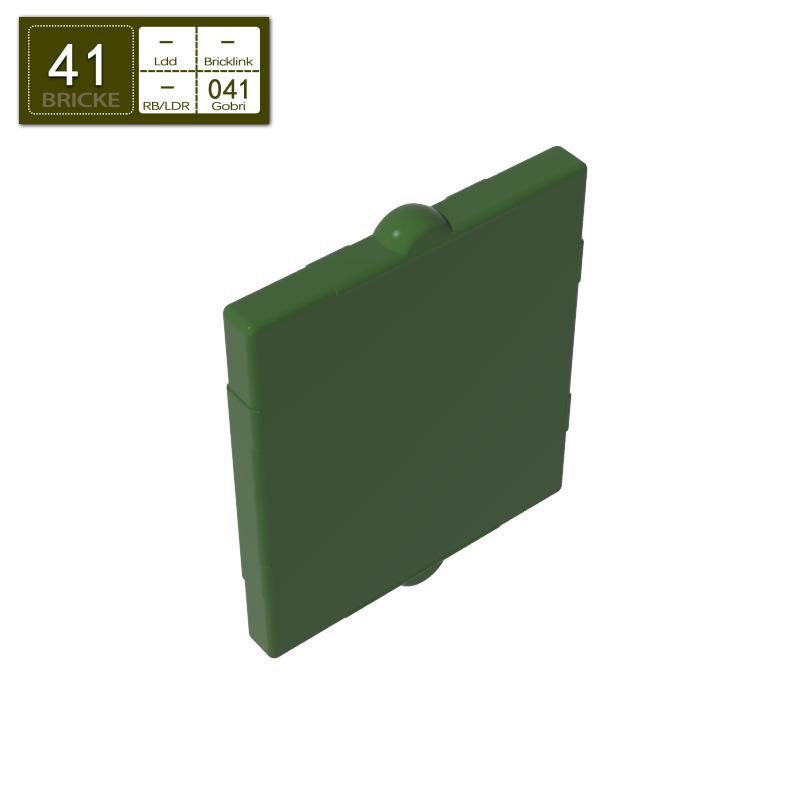 BRICKE 1x2x2 Glass Building Blocks - Lego 60601 86209 35316 Compatible Pieces