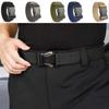 Automatic Buckle Men's Belt Quick Release Weave Waist Band  Outdoor Leisure Sports