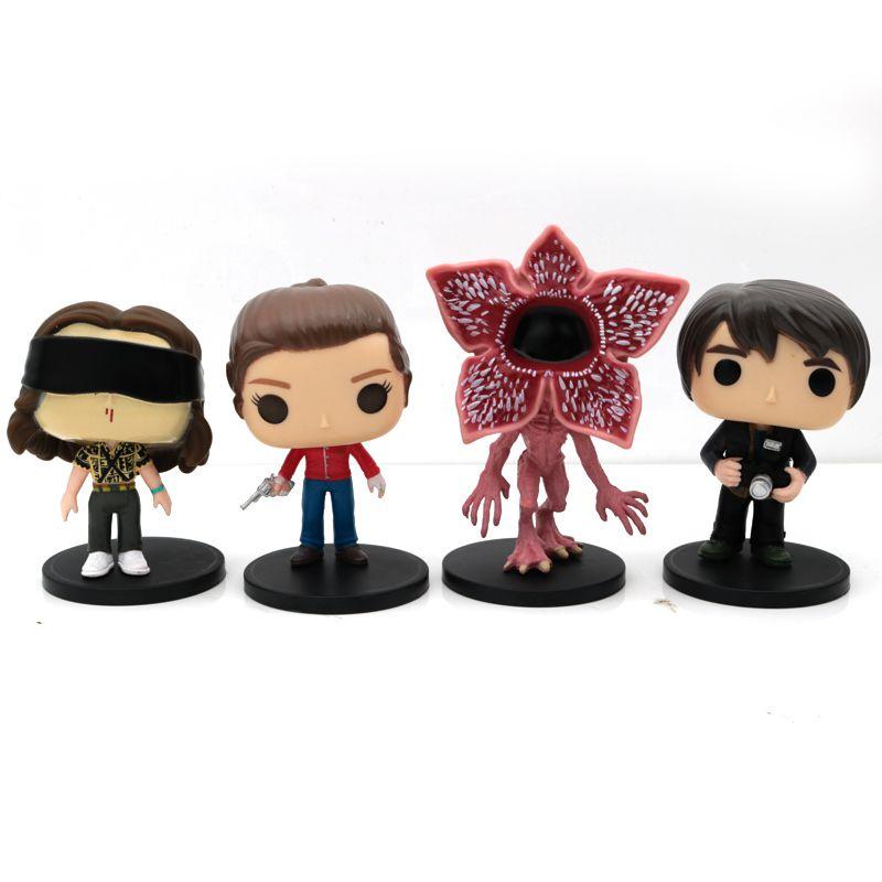 Stranger Things 8pcs Ensemble de Poupées Fait Main Décorations d'Halloween Ornements
