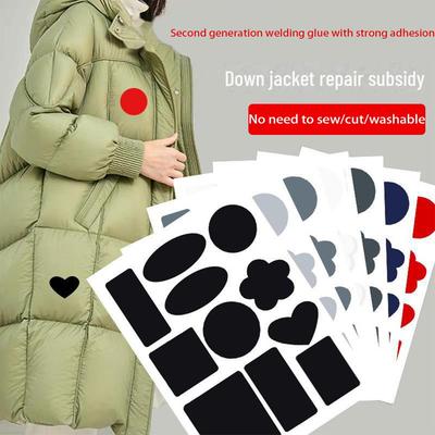 Self-Adhesive Down Jacket Patches for Men & Women: Seamless, High-End Repair for Clothing Holes