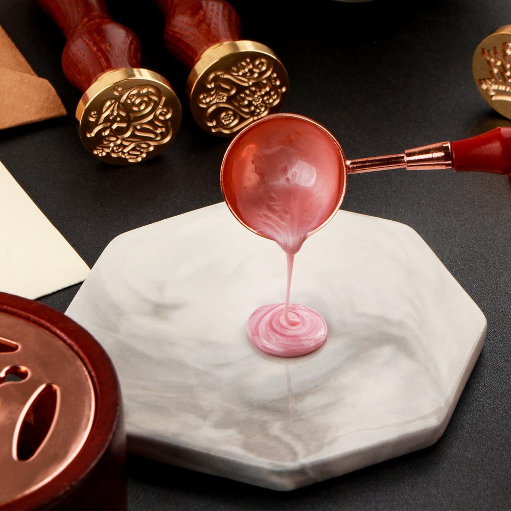 100pcs Wax Seal Beads - 24 Colors Sealing Wax Beads for Making Wax Seals, Decor for Envelope Letter Wedding Invitation