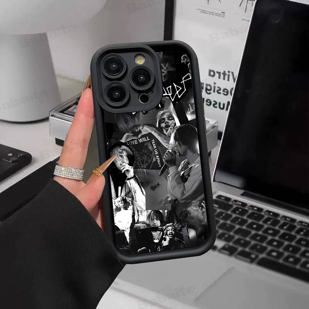 Sänger Rapper L-Lil Peep Handyhülle Für IPhone 17 16 E 15 14 13 12 11 Pro Max Plus Rückseite