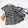 CEENIU 2024 Couple's Houndstooth Wool Scarf Shawl