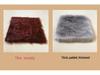 Winter Plush Imitation Wool Car Seat Cushion Set: Non-Slip, Thickened, No Backrest, 3-Piece.