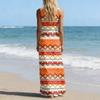 Sommerkleider für Damen, fließendes, lässiges Midikleid, Strandkleid mit Taschen