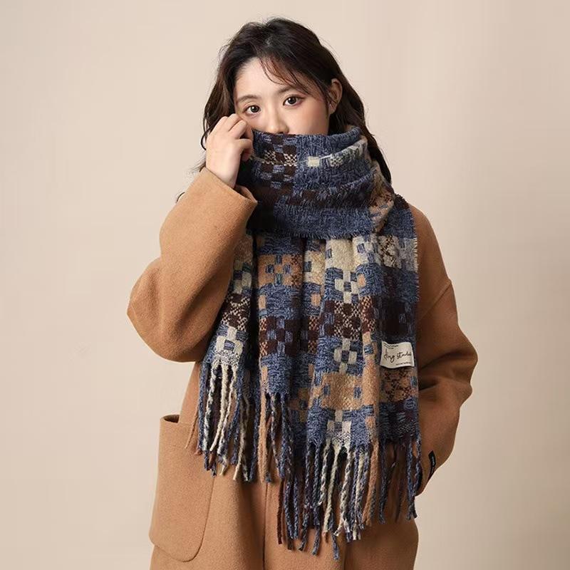 

Unisex Fishing Winter Scarf Warm Windproof Neck Warmer For Men Women Outdoor Cold Weather Sports Scarf Decorate The Gift 210X65CM