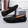 Men's Slip On Leather Shoes Lightweight Casual Shoes Moccasins Classic Male Comfortable Driving Shoe Men's Loafers