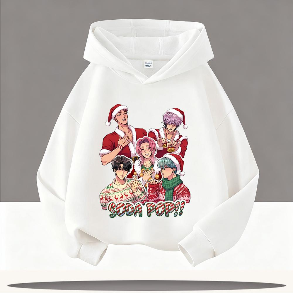 

KPop Demon Hunters Autumn Kids Hoodie Cartoon Character Boys Girls Casual Christmas Present Comfy Hoodie 140