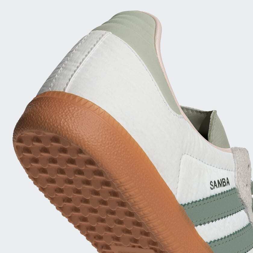 ID0492 Adidas Originals Samba OG Silver Green (Women's)
