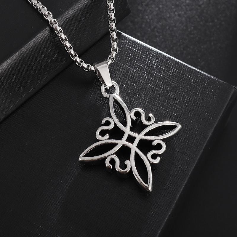 Women Witch Knot Ring Stainless Steel Adjustable Irish Celtic Knot Amulet Jewelry Supernatural Opening Witchcraft