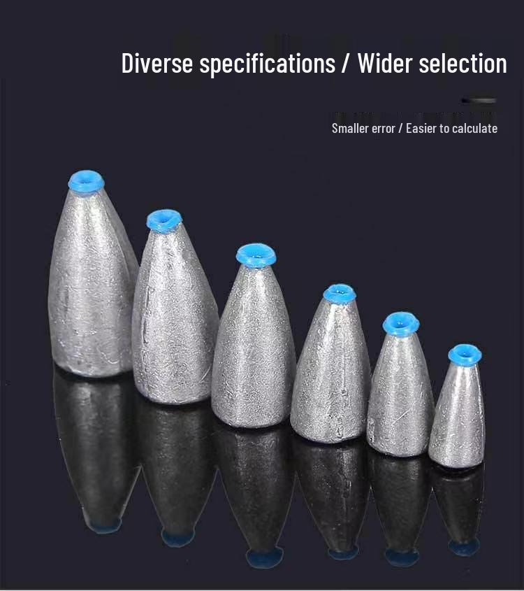 Lure Bullet Lead Sinker: Ideal for Long Casting and Anti-Snagging in Texas and Carolina Rigs.