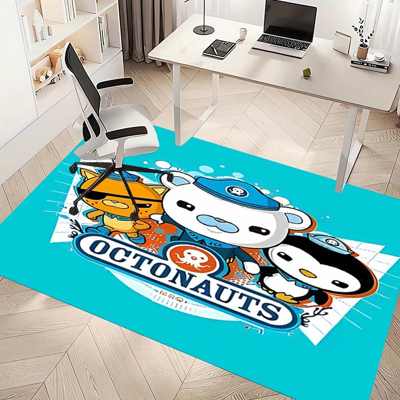 1pc The Octonauts2 Print Area Rug - Soft, Washable Non-Slip Indoor Mat, Living Room, Home Office Decorative Rug,Office Decorative