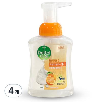 Schäumende Handseife Orange Bliss, 250ml, 4 Stück