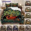 Medieval Gothic Fantasy Dragon bedding, duvet cover, pillowcase, home decoration, birthday gift (1 * duvet cover+2 * pillowcase, coreless)