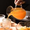 Classic Glass Tea Pitcher Transparent Handle Milk Coffee Cup Heat-Resisting High Borosilicate Glass Coffee Pot Fruit Juice Water Jug